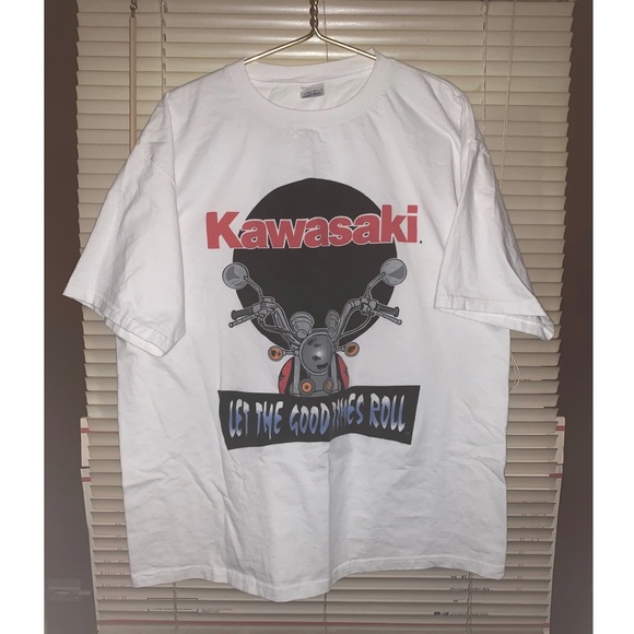 miro Other - Kawasaki motorcycle T-shirt graphic